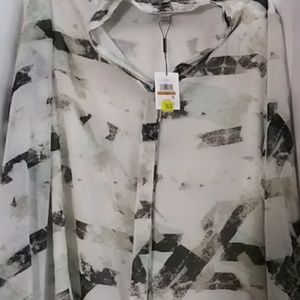 Calvin Klein button down blouse